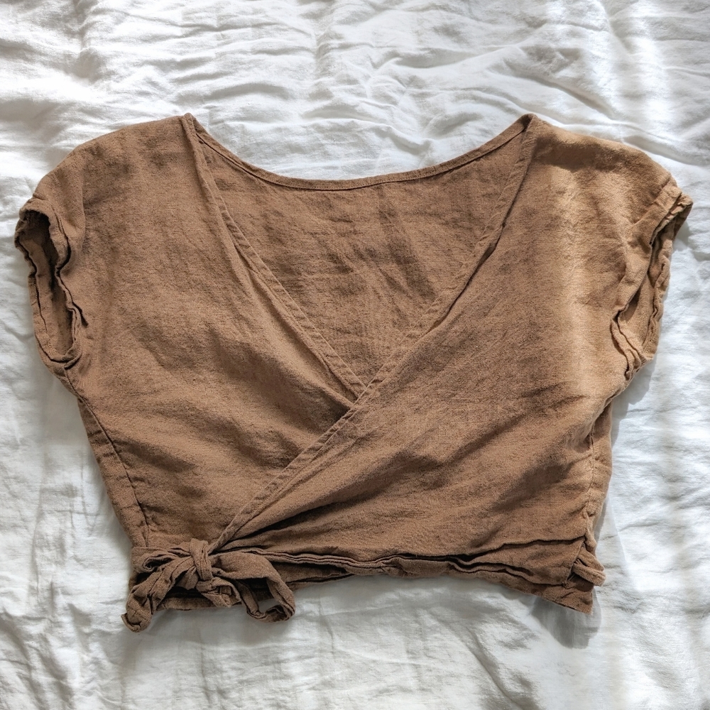 FROND wrap top